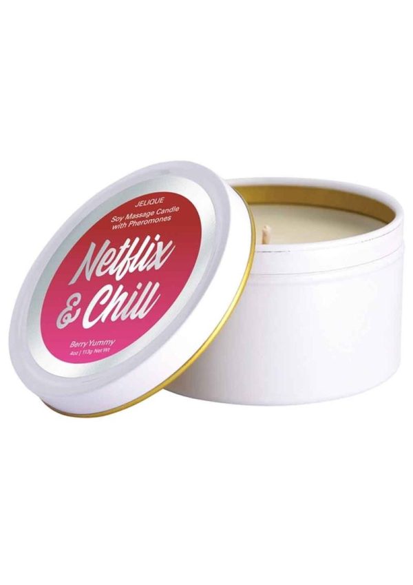 Jelique Massage Candle Pheromone Netflix and Chill Very Yummy 4oz