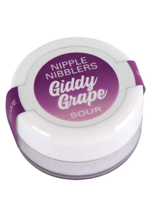 Jelique Nipple Nibblers Sour Tingle Balm Giddy Grape 3 gm. 1 pc.