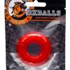 Oxballs Atomic Jock Do-Nut-2 Fatty Cock Ring - Red