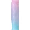 Avant D17 Lucky Silicone Dildo 8in - Multicolor