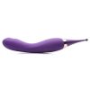 Inmi Power Zinger Pro Pulsing G-Spot Silicone Rechargeable Pinpoint Vibrator with Interchangeable Tips -Purple