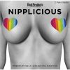 NIPPLICIOUS Rainbow Nipple Pasties - 2 Pairs