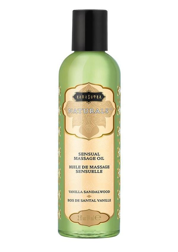 Naturals Massage Oil Vanilla Sandalwood 2oz