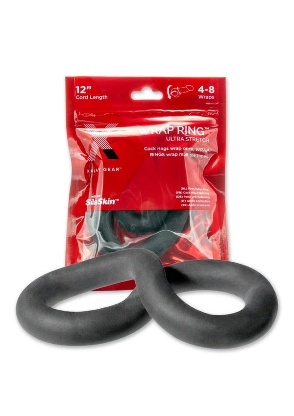 The Xplay Silicone Wrap Ring Ultra Stretch 12in  - Black