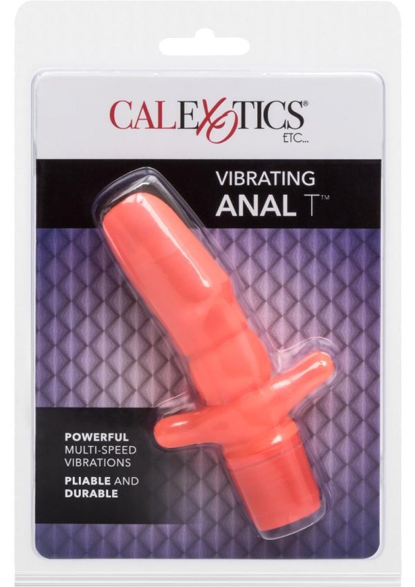 Vibrating Anal T Anal Probe - Pink