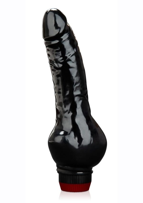 CandB Gear Vibrating Anal Dildo 5in - Black