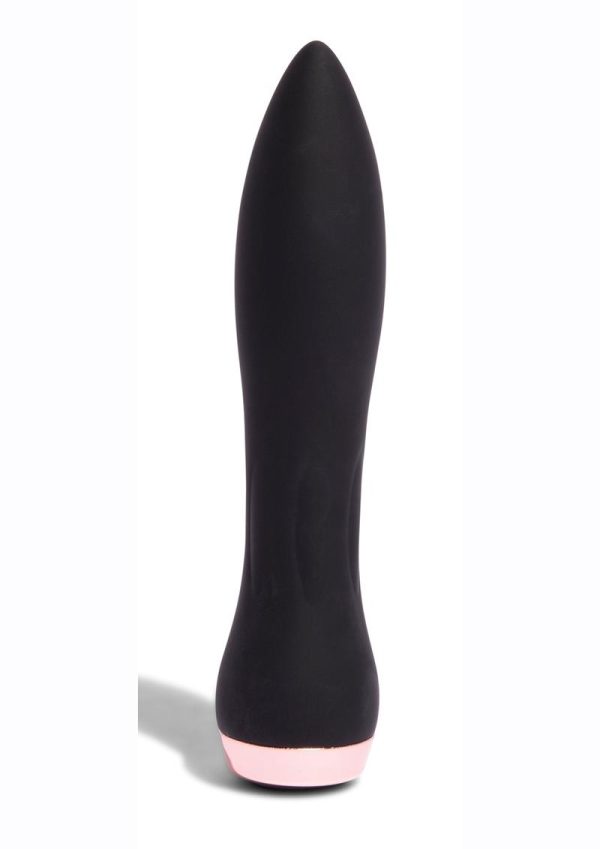 Nu Sensuelle 60SX AMP Silicone Rechargeable Bullet - Black/Rose Gold