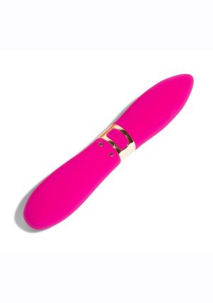 Nu Sensuelle Deux Silicone Rechargeable Bullet - Magenta/Rose Gold