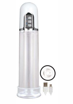 Electric Pump Rechargeable Penis Pump - Clear