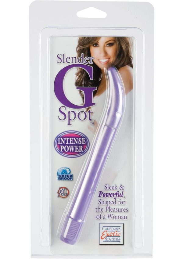 Slender G-Spot Massager Vibrator - Purple