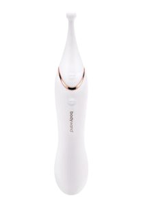 Bodywand Dual Stim Vario Silicone Vibrator - White/Gold