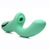 Inmi Shegasm Minty Rechargeable Silicone Suction Rabbit Vibrator - Teal