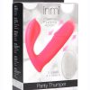 Inmi Shegasm Panty Thumper Rechargeable Silicone Panty Vibe with Remote Control - Pink