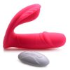 Inmi Shegasm Panty Thumper Rechargeable Silicone Panty Vibe with Remote Control - Pink