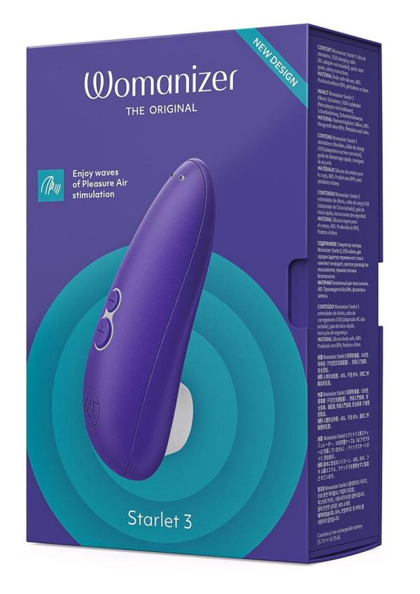 Womanizer Starlet 3 Rechargeable Silicone Clitoral Stimulator - Indigo