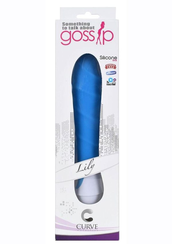 Gossip Lily 7 Function Silicone Vibrator - Blue