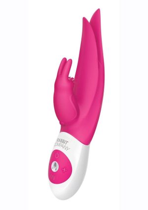 The Rabbit Company The Flutter Rabbit Rechargeable Silicone Rabbit Vibrator - Pink