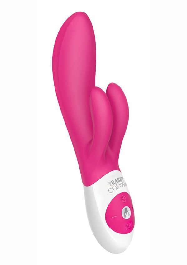 The Rabbit Company The Rumbly Rabbit Rechargeable Silicone Rabbit Vibrator - Hot Pink