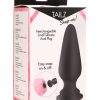 Tailz Snap-On Silicone Anal Plug - Small - Black/Pink