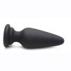 Tailz Snap-On Silicone Anal Plug - Small - Black/Pink