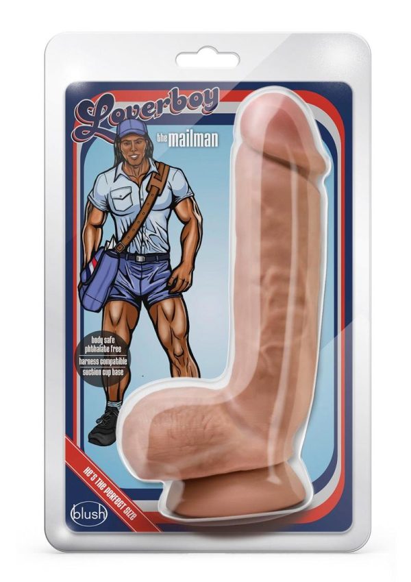 Coverboy The Mailman Dildo 8.5in - Caramel