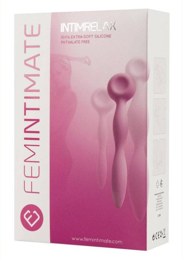 Femintimate Pelvix Trainer Intimate Relax Silicone Dialator Kit (3 Piece Kit) - Pink