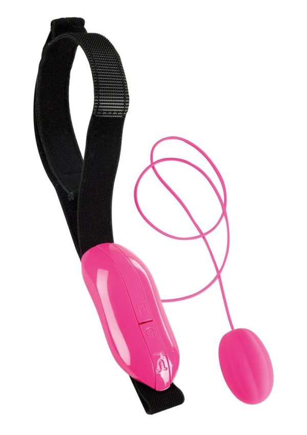 Play Ball Silicone Vibrating Egg - Pink/Black