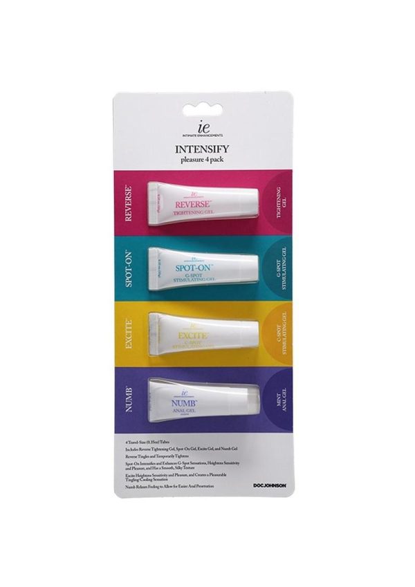 Intimate Enhancements INTENSIFY Pleasure Clitoral Stimulatation (4 pack)