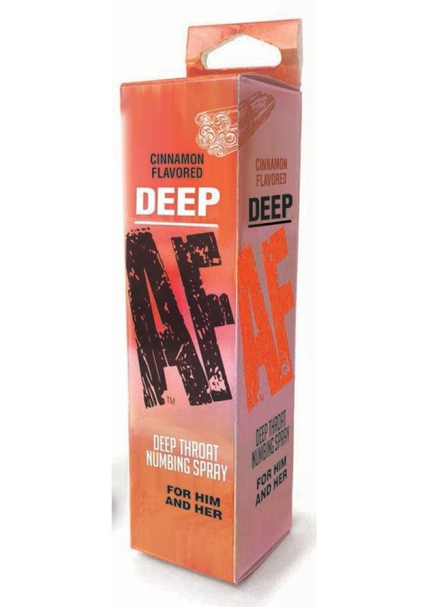 Deep AF Deep Throat Numbing Spray 1oz - Cinnamon