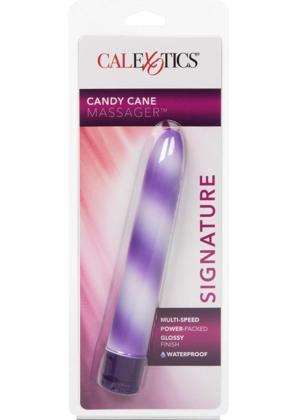 CalExotics Candy Cane 6in Waterproof - Purple