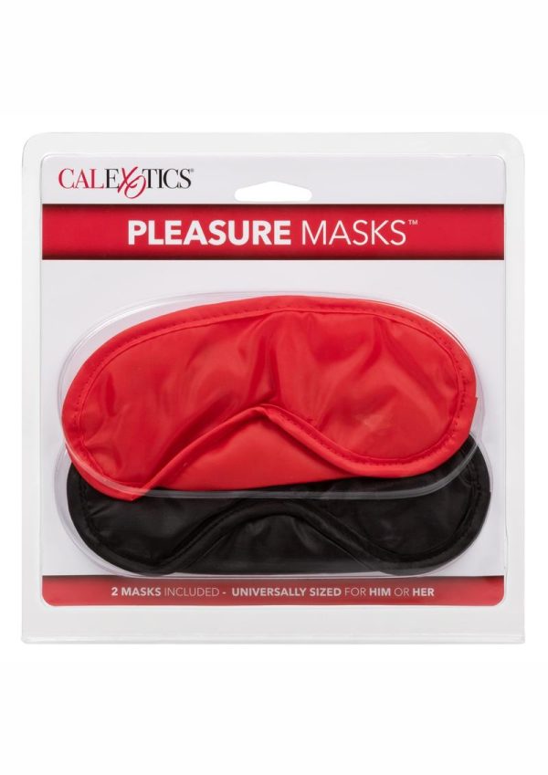 Pleasure Masks (2 pack) - Red and Black