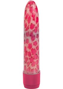 Leopard Waterproof Mini Massager 4.5in - Pink