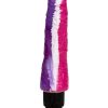 Funky Jelly Curved Vibrator 7.5in - Pink