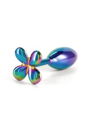 Rear Assets Clover Aluminum Anal Plug - Multicolor