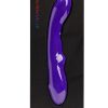 Nu Sensuelle Vivi Rechargeable Silicone Double Tapping Vibrator with Clitoral Stimulation - Deep Purple