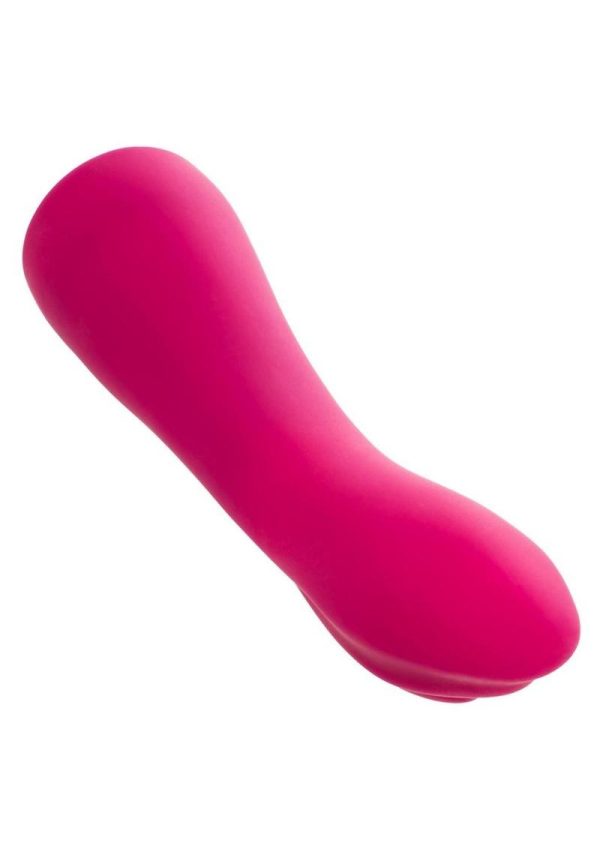 Gem Vibe Collection Curve Rechargeable Silicone G-Spot Vibtator - Pink