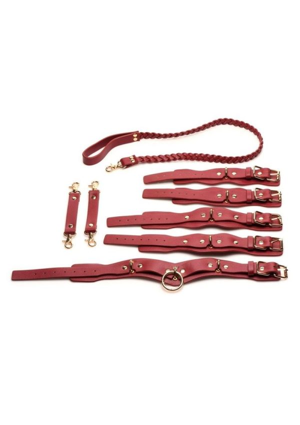 Bedroom Bliss Lover`s Restraints Set - Red