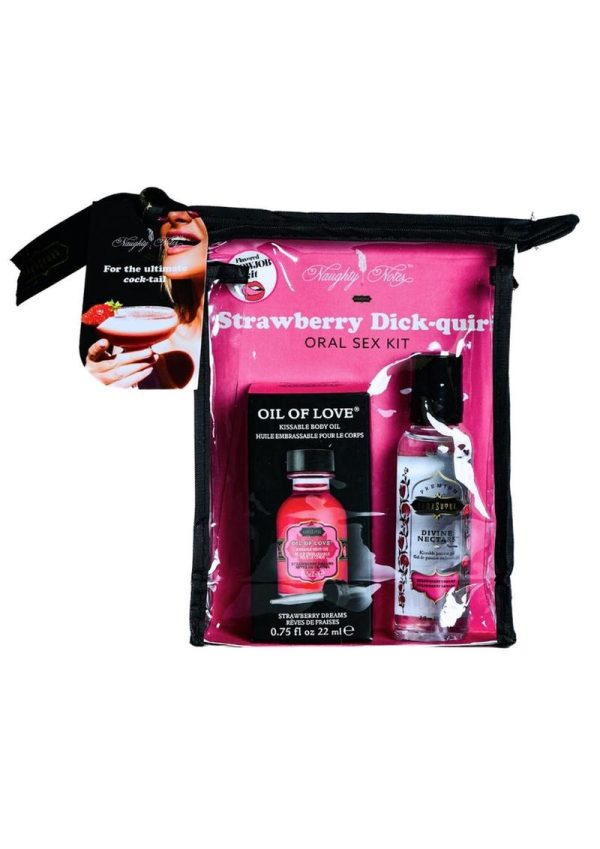 Kama Sutra Strawberry Dick-Quiri Oral Sex Kit