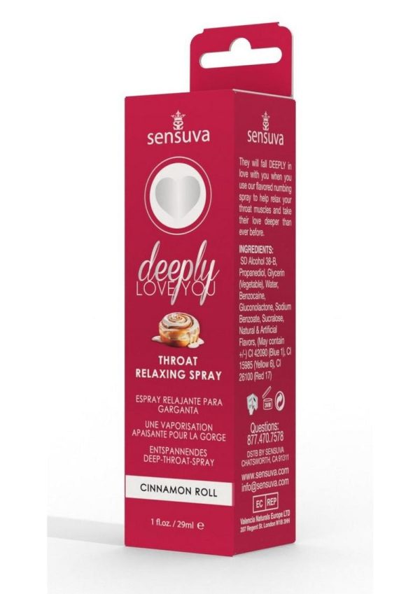 Deeply Love You Throat Relaxing Spray Cinnamon Roll 1oz