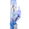 Jack Rabbit Beaded Rabbit Vibrator - Blue