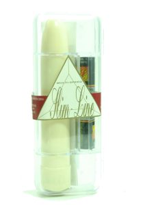 Slim Line Plastic Vibrator 7in - Vanilla