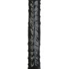 Jr. Veined Double Header Dildo 12in - Black