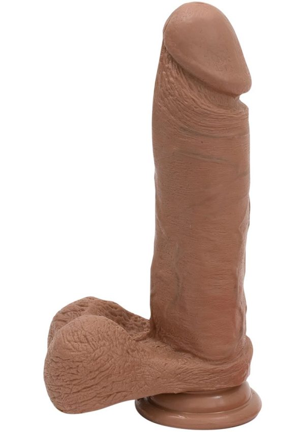 The Realistic Cock Dildo 8in - Caramel