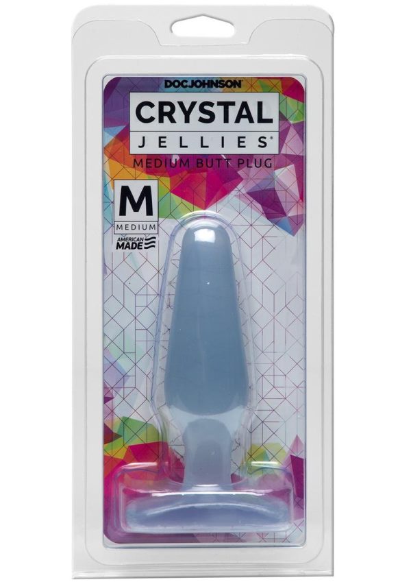 Crystal Jellies Butt Plug - Medium - Clear