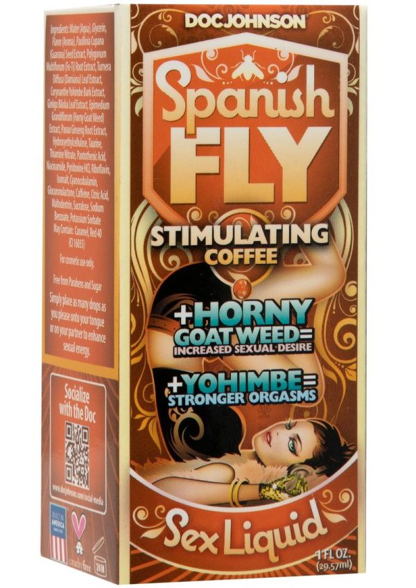 Spanish Fly Sex Drops Stimulating Coffee 1oz