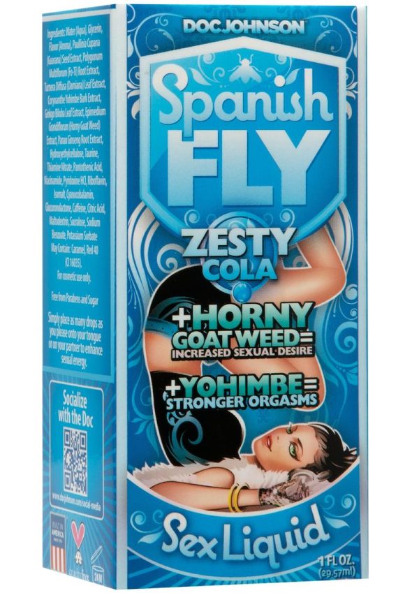 Spanish Fly Sex Drops Zesty Cola 1oz