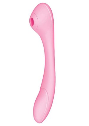 Blaze Bendable Suction Rechargeable Silicone Massager - Pink