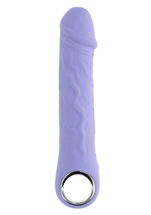 Purple Fantasy Rechargeable Silicone Vibrator - Purple