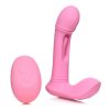 Flickers G-Flick Flicking G-Spot Rechargeable Silicone Vibrator with Remote - Pink