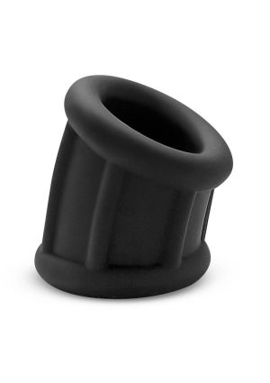 Renegade Suave Silicone Ball Strecher Cock Ring - Black